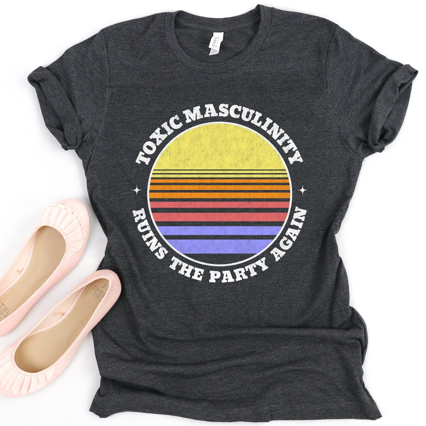 Toxic Masculinity Ruins the Party Again T-Shirt - Crooked & Straight