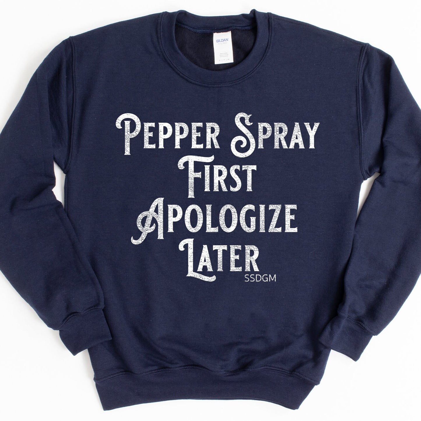 Pepper Spray Sweatshirt - Crooked & Straight