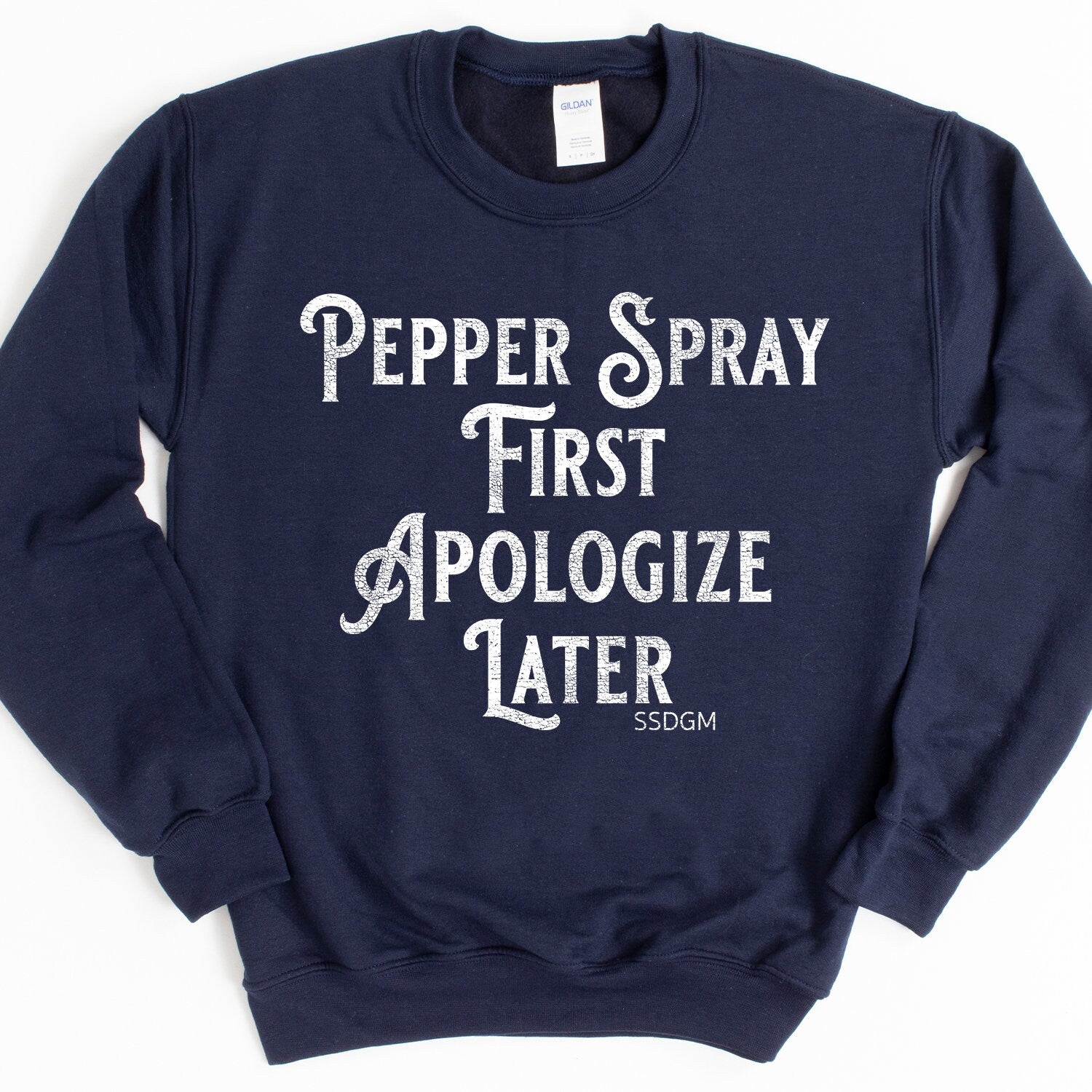Pepper Spray Sweatshirt - Crooked & Straight