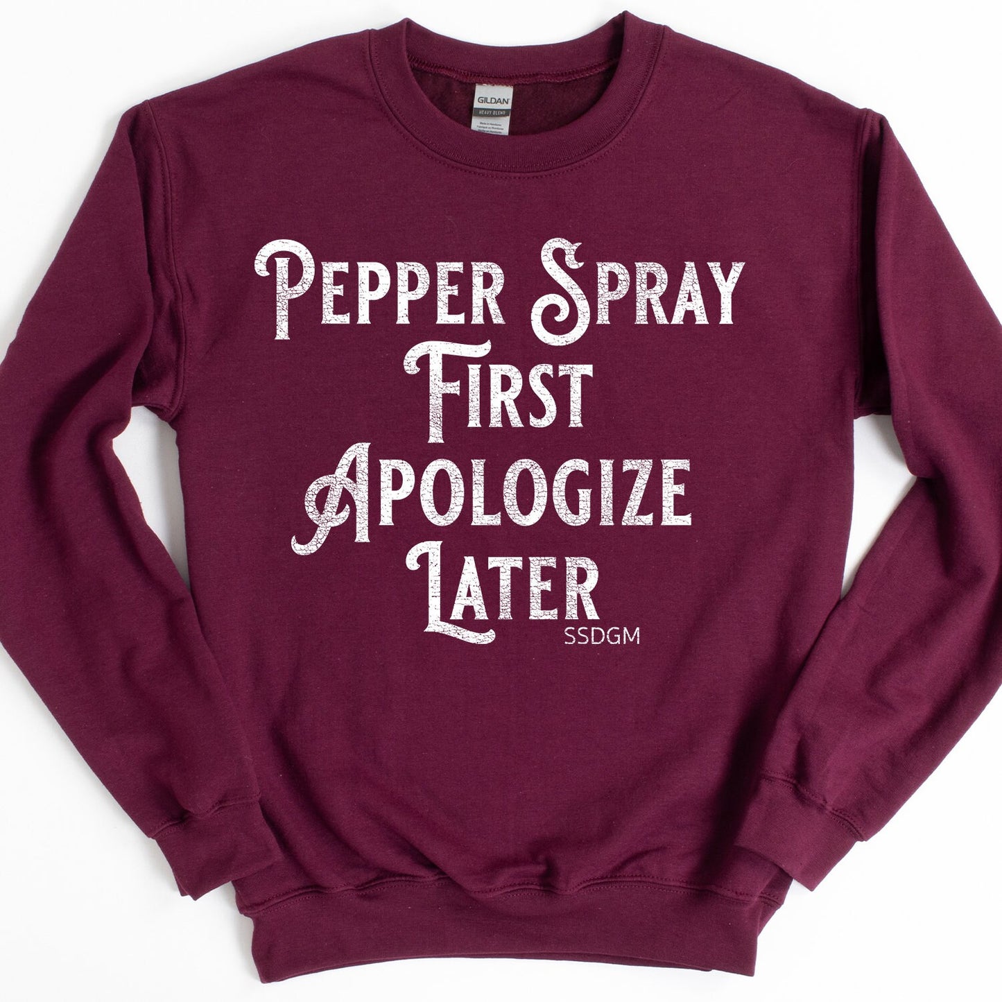 Pepper Spray Sweatshirt - Crooked & Straight