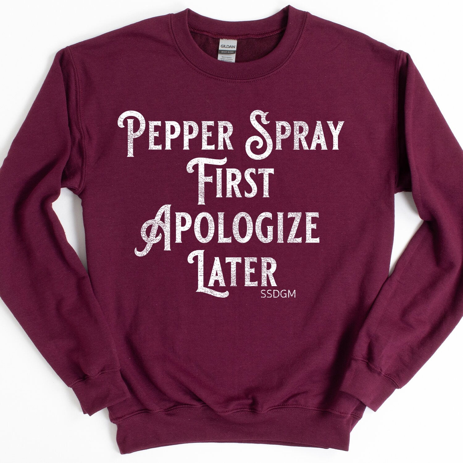 Pepper Spray Sweatshirt - Crooked & Straight