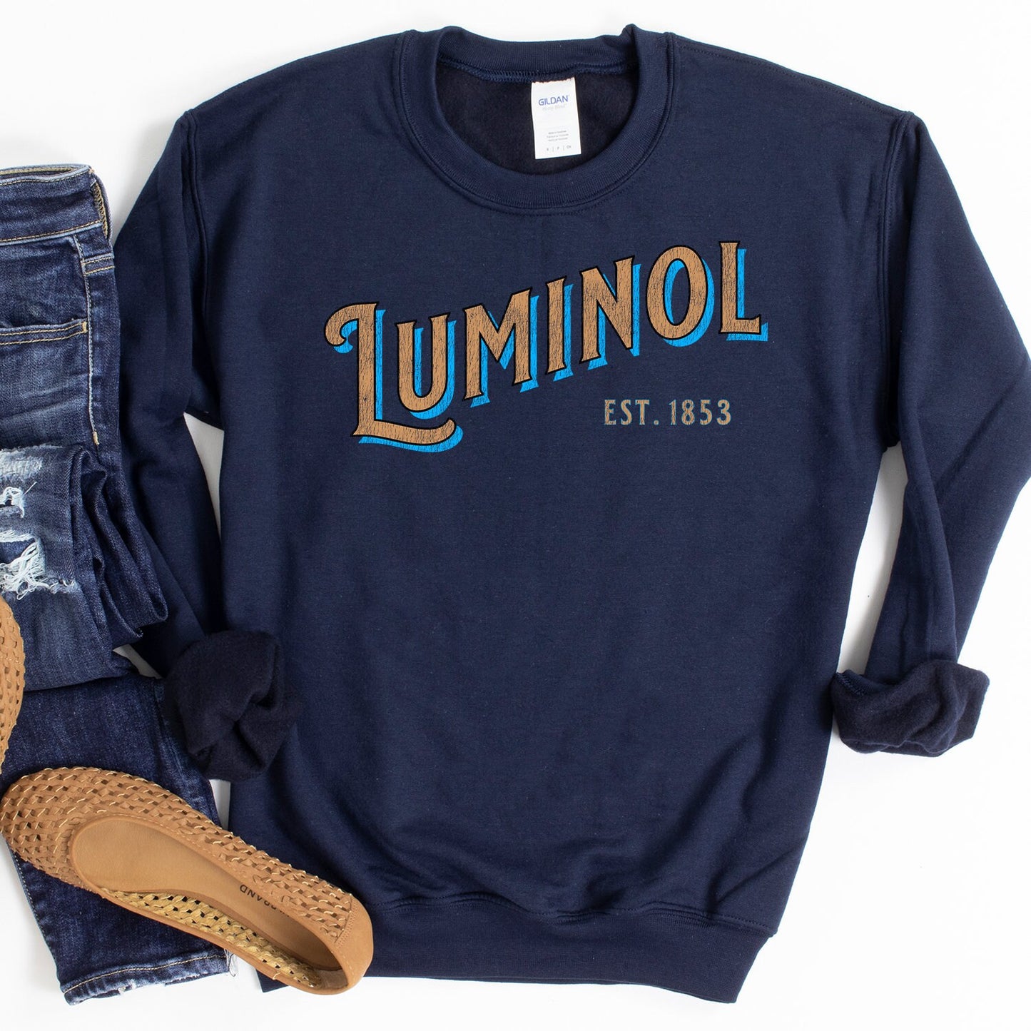 Luminol sweatshirt - Crooked & Straight