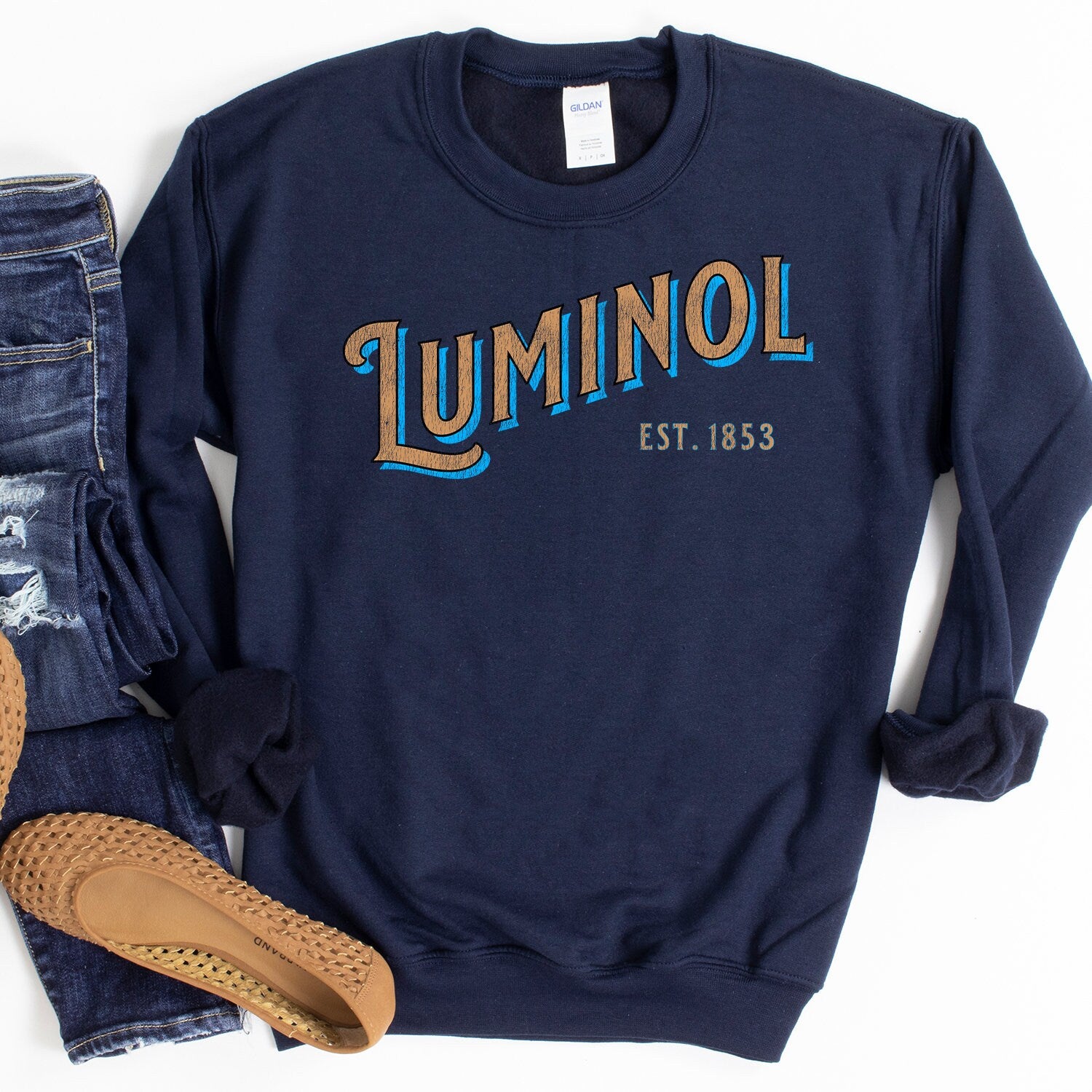 Luminol sweatshirt - Crooked & Straight