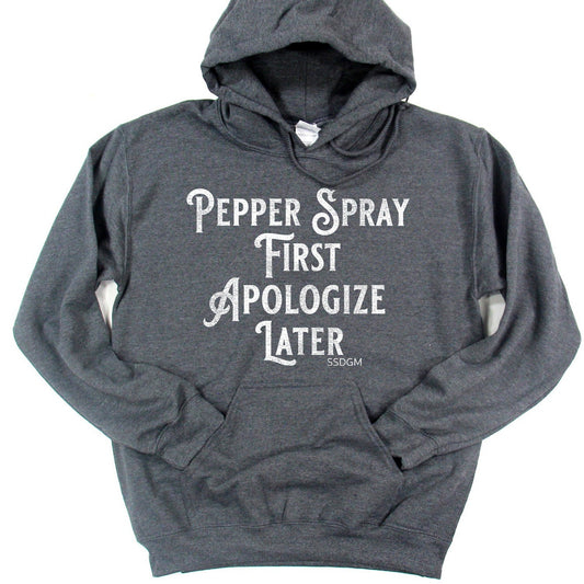 Pepper Spray First Apologize Later - Crooked & Straight