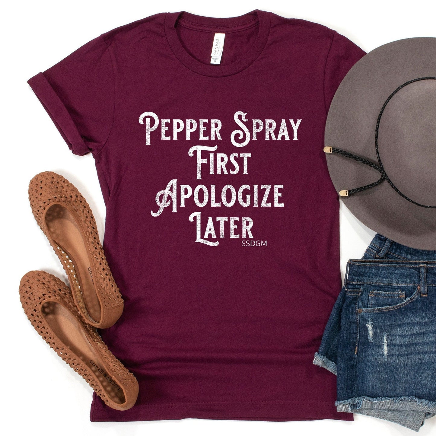 Pepper Spray T-Shirt - Crooked & Straight