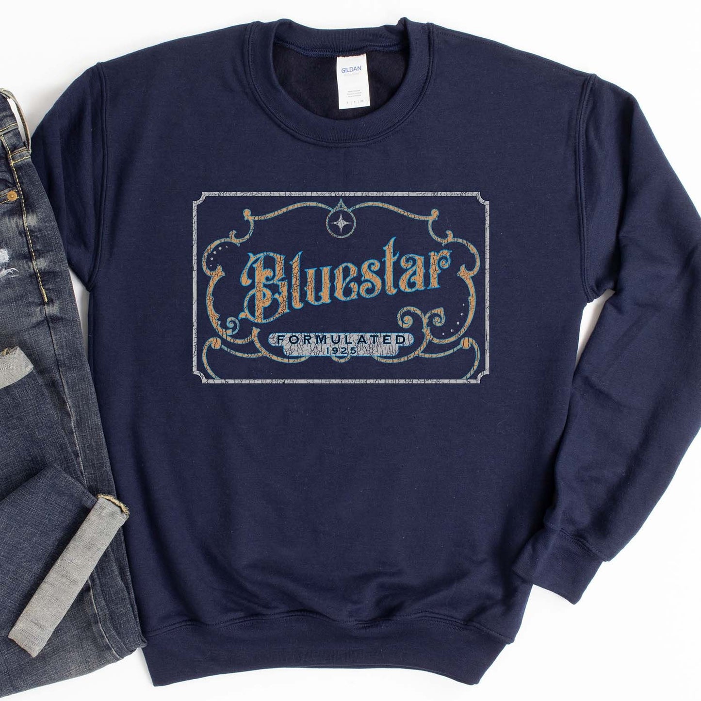 Bluestar Luminol Sweatshirt - Crooked & Straight