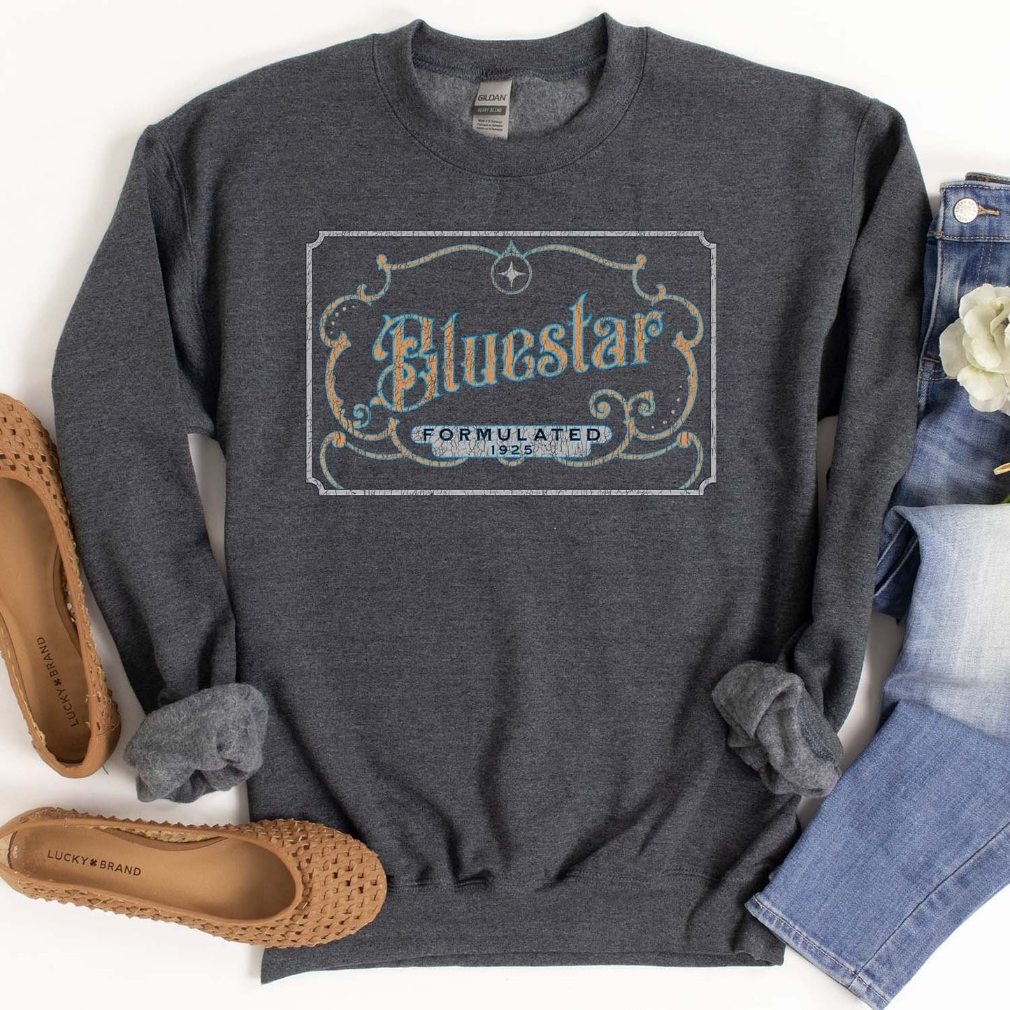 Bluestar Luminol Sweatshirt - Crooked & Straight