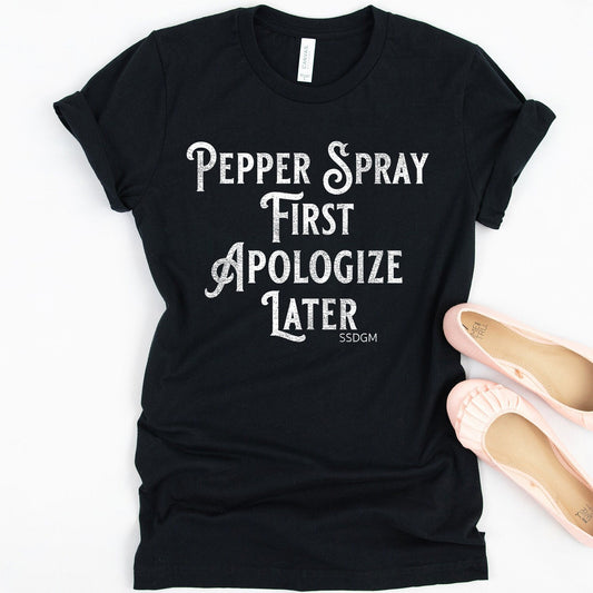 Pepper Spray T-Shirt - Crooked & Straight