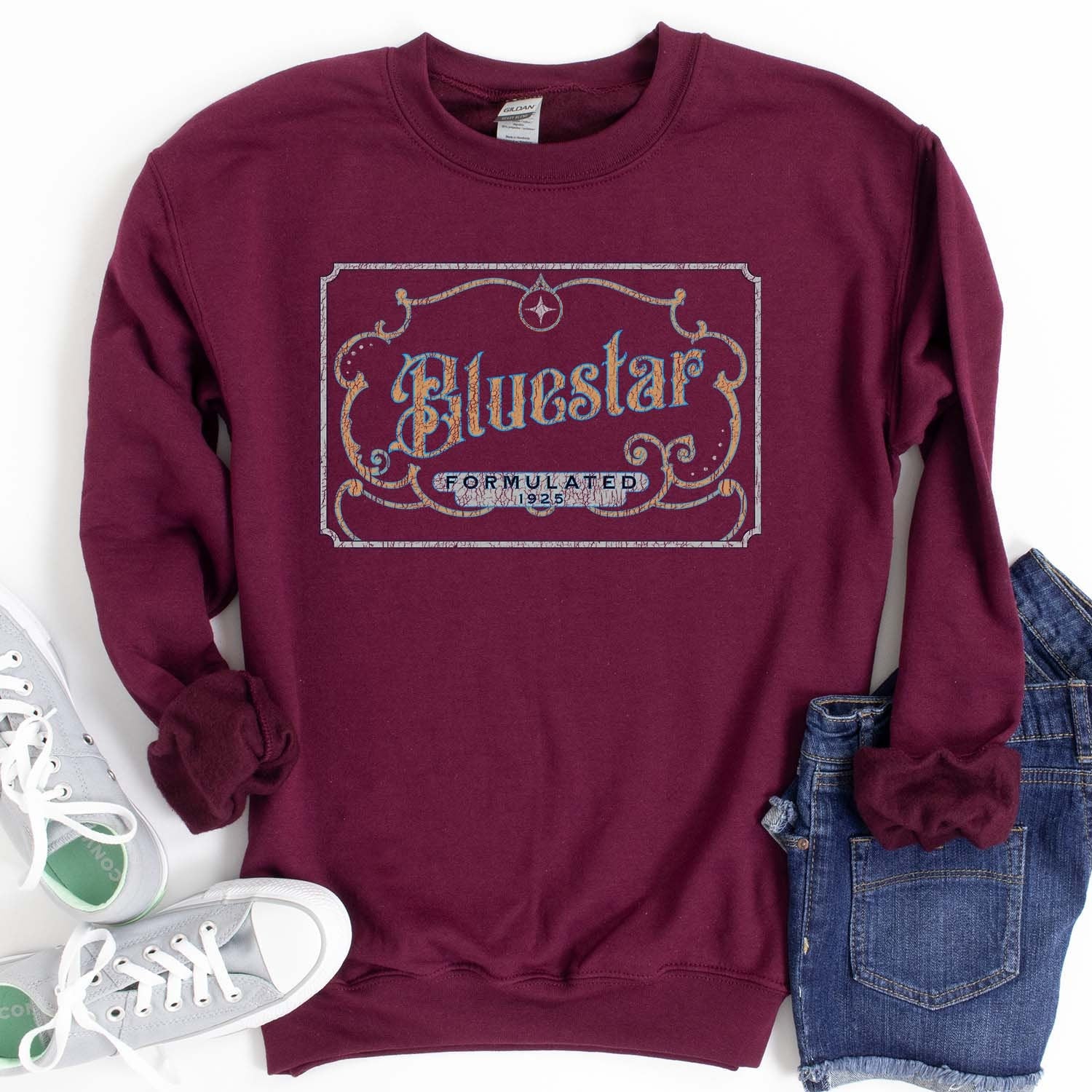 Bluestar Luminol Sweatshirt - Crooked & Straight