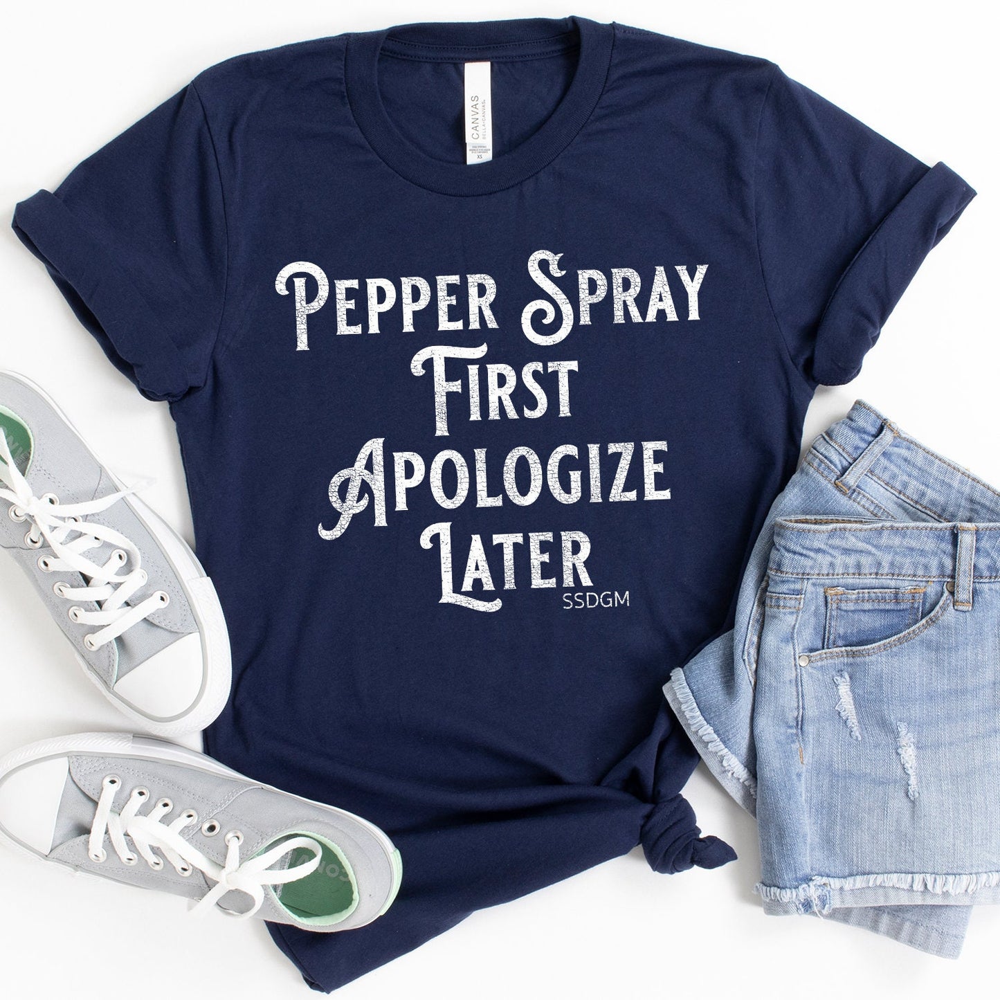 Pepper Spray T-Shirt - Crooked & Straight