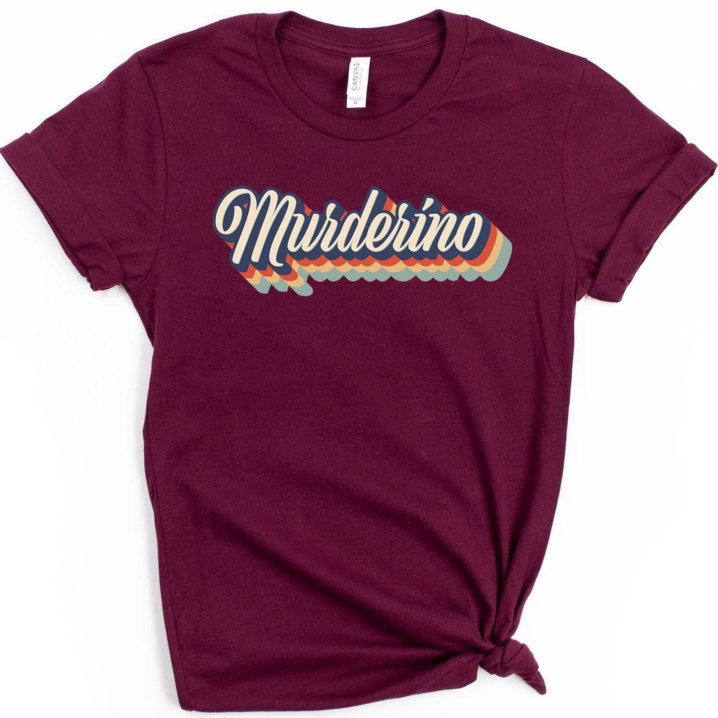 Retro Murderino Shirt – True Crime Fan Tee | Stay Sexy & Don’t Get Murdered - Crooked & Straight