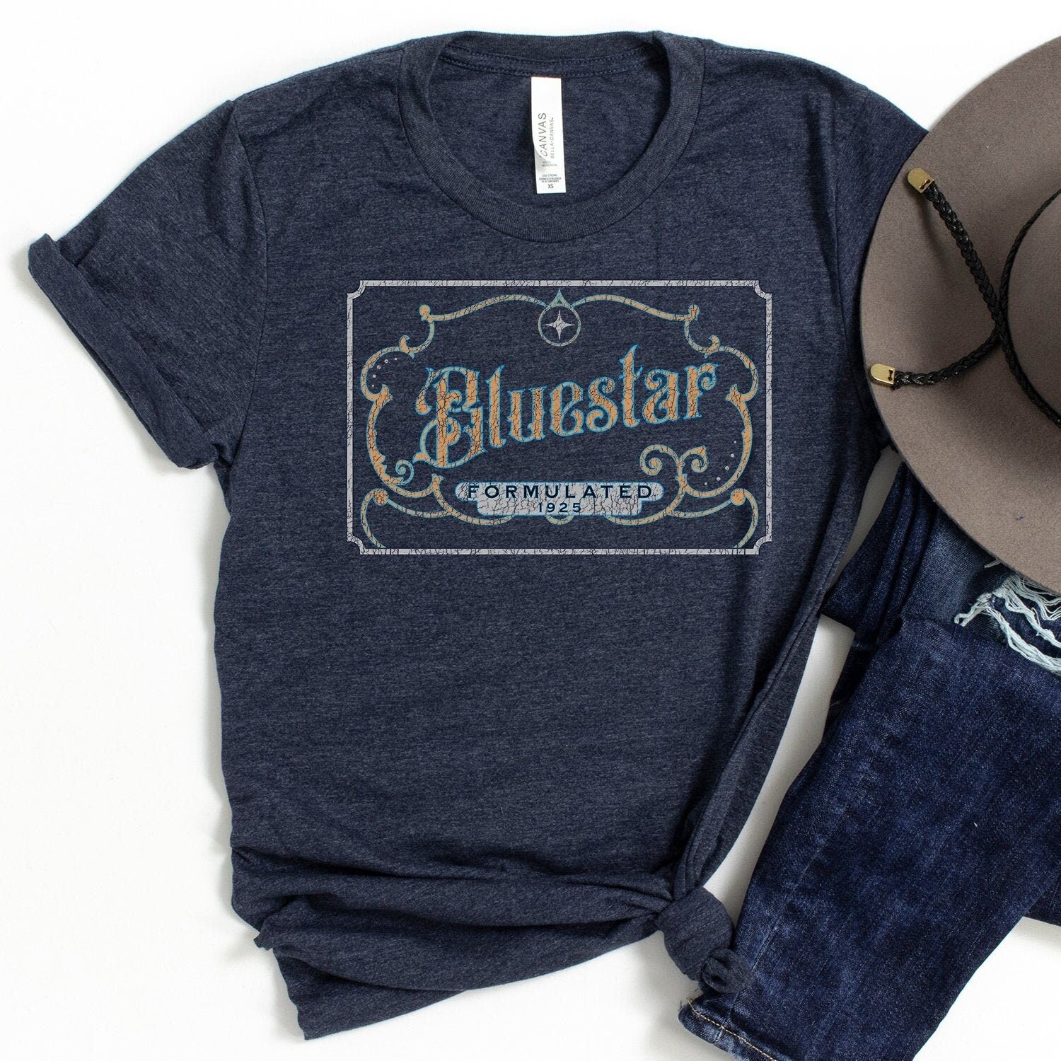 Bluestar Forensic True Crime Shirt - Crooked & Straight