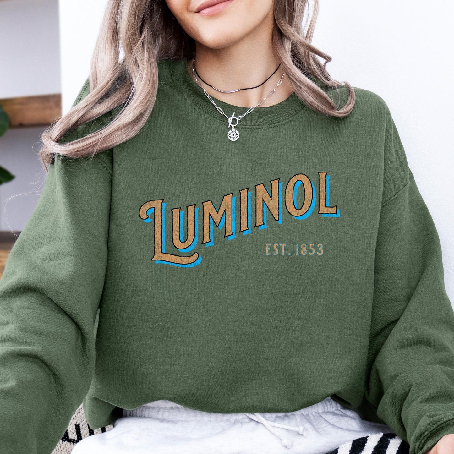 Luminol sweatshirt - Crooked & Straight